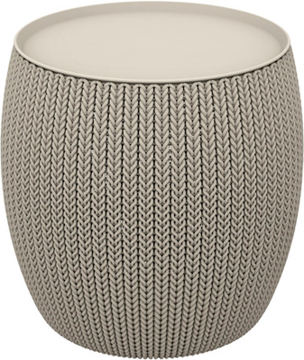 Столик Keter Cozy Storage table бежевый 17203083/БЕЖ