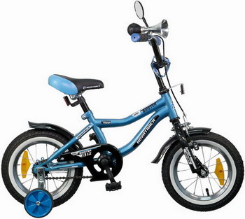 Велосипед Novatrack 12 BOISTER синий 125 BOISTER.BL5 детский велосипед для мальчиков novatrack boister х52491 blue