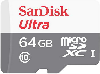 Карта памяти Sandisk 64 GB microSDXC Class 10 Ultra 80 MB/s SDSQUNS-064 G-GN3MN цена Карта памяти Sandisk 64 GB microSDXC Class 10 Ultra 80 MB/s SDSQUNS-064 G-GN3MN цены онлайн