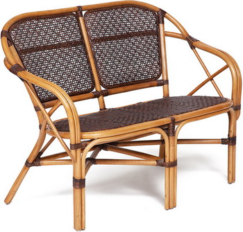 Диван Tetchair PELANGI без подушек (темный мед) 12514