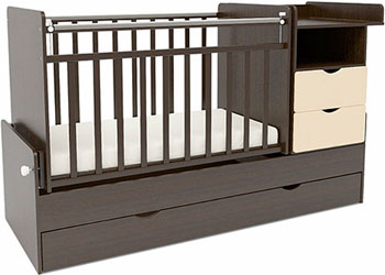 Детская кроватка Sweet Baby Valentino Wenge Avorio (Венге слоновая кость)
