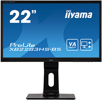

ЖК монитор Iiyama LCD 22'' VA XB2283HS-B5 черный