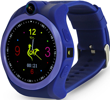 Детские часы с GPS поиском Ginzzu GZ-507 violet 1.44'' Touch nano-SIM 16833