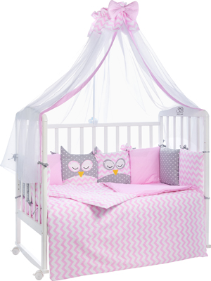 

Комплект в кроватку Sweet Baby, Civetta Rosa (Розовый) 7 пр. 424 469