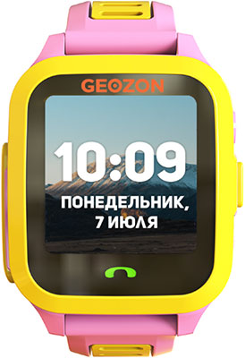 Детские часы с GPS поиском Geozon GEO ACTIVE pink