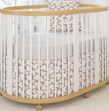 Детская кроватка Shapito TreeO Natural White GB 5520-N