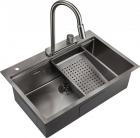 Кухонная мойка Milacio Denia 75 Steel (MC.77429) сталь вороненая, Вороненая сталь
Кухонная мойка Milacio Denia 75 Steel (MC.77429) сталь вороненая, Вороненая сталь