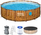 Бассейн BestWay Splashview Pool, 427х107 см, фильтр-насос, лестница, тент (561JM BW), Коричневый
Бассейн BestWay Splashview Pool, 427х107 см, фильтр-насос, лестница, тент (561JM BW), Коричневый