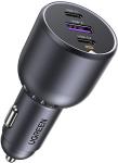 Автомобильное зарядное устройство Ugreen EC705 (35025) 2*USB-C PD+USB-A 130W Fast Car Charger, серый
Автомобильное зарядное устройство Ugreen EC705 (35025) 2*USB-C PD+USB-A 130W Fast Car Charger, серый