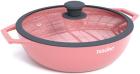 Жаровня Tesoro Florence Induction total pink, 4 л, с крышкой с силиконовым ободом (TF6540tpi), Розовый
Жаровня Tesoro Florence Induction total pink, 4 л, с крышкой с силиконовым ободом (TF6540tpi), Розовый