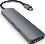 USB-адаптер Satechi Slim Aluminum Type-C Multi-Port Adapter with Type-C Charging Port, серый космос (ST-CMAM)
USB-адаптер Satechi Slim Aluminum Type-C Multi-Port Adapter with Type-C Charging Port, серый космос (ST-CMAM)