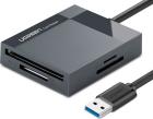 Кардридер Ugreen CR125 (30333) USB 3.0 All-in-One Card Reader, длина 50 см., серый
Кардридер Ugreen CR125 (30333) USB 3.0 All-in-One Card Reader, длина 50 см., серый