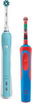 Набор зубных щеток BRAUN Oral-B Pro 500/D16.513.U и Vitality Kids D12.513K Cars (3/252) бело-голубого и красно-синего цвета
Набор зубных щеток BRAUN Oral-B Pro 500/D16.513.U и Vitality Kids D12.513K Cars (3/252) бело-голубого и красно-синего цвета