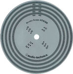 Стробоскопический диск Audio-Technica для проверки и юстировки скорости вращения диска AT6180a
Стробоскопический диск Audio-Technica для проверки и юстировки скорости вращения диска AT6180a