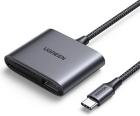 Кардридер карт Ugreen CM387 (80798) USB-C to SD/TF + USB 2.0 Memory Card Reader, серый
Кардридер карт Ugreen CM387 (80798) USB-C to SD/TF + USB 2.0 Memory Card Reader, серый