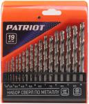 Набор сверл по металлу Patriot HSS 19 штук, 1-10 мм, в пластиковом боксе, №1
Набор сверл по металлу Patriot HSS 19 штук, 1-10 мм, в пластиковом боксе, №1