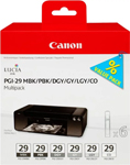 Набор картриджей Canon PGI-29 MBK/PBK/DGY/GY/LGY/CO Multi 4868 B 018 Матовый чёрный фото-чёрный тёмно-серый серый светл
Набор картриджей Canon PGI-29 MBK/PBK/DGY/GY/LGY/CO Multi 4868 B 018 Матовый чёрный фото-чёрный тёмно-серый серый светл