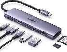Конвертер Ugreen CM195 (15214) USB-C To HDMI+2*USB 3.0 A+ USB-C+SD/TF+PD Converter, серый космос
Конвертер Ugreen CM195 (15214) USB-C To HDMI+2*USB 3.0 A+ USB-C+SD/TF+PD Converter, серый космос