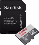 Карта памяти Sandisk 32 GB microSDHC Class 10 Ultra (SD адаптер) 80 MB/s SDSQUNS-032 G-GN3MA
Карта памяти Sandisk 32 GB microSDHC Class 10 Ultra (SD адаптер) 80 MB/s SDSQUNS-032 G-GN3MA