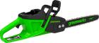 Цепная пила аккумуляторная Greenworks Арт. 2008807UB, 40V, 40 см, 2000 Вт, бесщеточная, c 1хАКБ, 4 Ач И ЗУ
Цепная пила аккумуляторная Greenworks Арт. 2008807UB, 40V, 40 см, 2000 Вт, бесщеточная, c 1хАКБ, 4 Ач И ЗУ