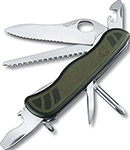 Нож перочинный Victorinox Swiss Soldier's Knife 08 111 мм 10 функций зелёный с чёрными вставками
Нож перочинный Victorinox Swiss Soldier's Knife 08 111 мм 10 функций зелёный с чёрными вставками