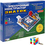 Электронный конструктор Знаток, ''999 схем и Школа'' и брелок мини кубик Рубика AV81210
Электронный конструктор Знаток, ''999 схем и Школа'' и брелок мини кубик Рубика AV81210