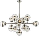 Люстра подвесная Stilfort Sogno 2134/11/13P, Никель/прозрачный 
Люстра подвесная Stilfort Sogno 2134/11/13P, Никель/прозрачный