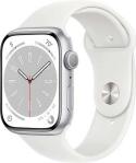 �����-���� Apple Watch Series 8 GPS 45mm Silver Aluminium Case White Sport Band M/L MP6Q3LL/A