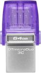 ����-���������� Kingston DataTraveler microDuo, 3C, USB Type-C/Type-A, 64Gb (DTDUO3CG3/64GB)