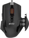 ������� ���� Hiper QM-3 SOLATRIS ������ (USB, 12 ������, 10800 dpi, PMW3366, OMRON, RGB ���������, ����������� ����)