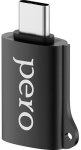 ������� Pero AD02, OTG, TYPE-C TO USB 2.0, ������ (PRAD02TUBK)