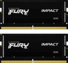 ����������� ������ Kingston SO-DIMM DDR5 64GB (2x32GB) 5600MHz FURY Impact (KF556S40IBK2-64)