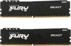 ����������� ������ Kingston FURY Beast DDR4 16Gb (2x8Gb) 3600MHz Black (KF436C17BBK2/16)