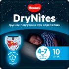 ������� Huggies DryNites ��� ��������� 4-7 ���, 10 ��.