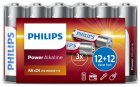 ��������� Philips Power Alkaline, ��������, 12+12 AA, � ������ (LR6P24FV/97)