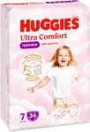 �������-���������� Huggies Ultra Comfort 7, 17 ��, 34 ��, ��� �������