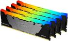 ����������� ������ Kingston DDR4 64GB (4x16GB) 3600Mhz FURY Renegade Black RGB (KF436C16RB12AK4/64)
