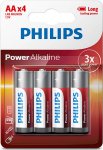 ��������� Philips Power Alkaline, ��������, 4��, � �������� (LR6P4B/97)