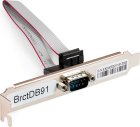 ������ ������ � ������ 1x COM ExeGate BrctDB91, Com 10-pin (F) -- RS232 DB9 Male ������ (20��) EX298291RUS