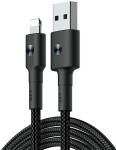 ������ Xiaomi USB/Lightning ZMI MFi, 100 ��, 2.4 A, 12 ��, �������� ������� Braided PP (AL805/AL803 Black)
