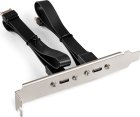 ������ ������ � ������ 2x Type-C SuperSpeed+ 10Gbps ExeGate BrctUSB32E-2C (EX298297RUS)