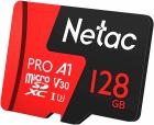 ����� ������ microSD Netac P500 ECO, 128 GB + ������� (NT02P500ECO-128G-R)