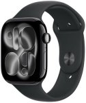 ����� ���� Apple Watch S11 GPS 42mm Jet Black Al Case /Black SB - M/L MEQU4X/A A3331