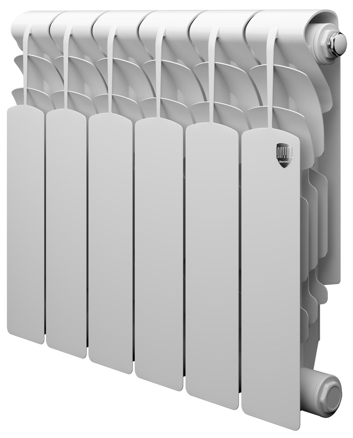 Изображение товара Водяной радиатор отопления Royal Thermo Revolution 350 6 секц алюминий белый