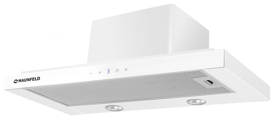 Изображение товара Вытяжка Maunfeld OUSE TOUCH 60 белый стекло 750 м3ч сенсорное управление
