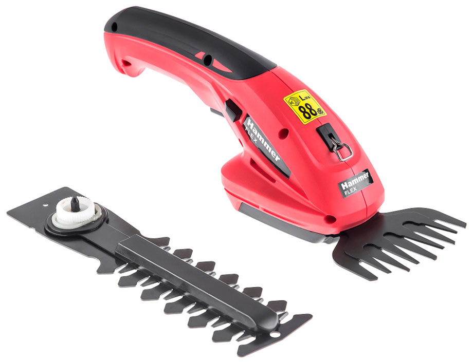 Изображение товара Аккумуляторные ножницы Hammer SR7.2 для травы и веток 7.2 В
