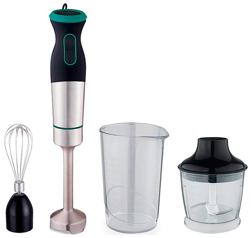 Изображение товара Погружной блендер Econ ECO-434HB с насадкой-венчик и мини-измельчителем