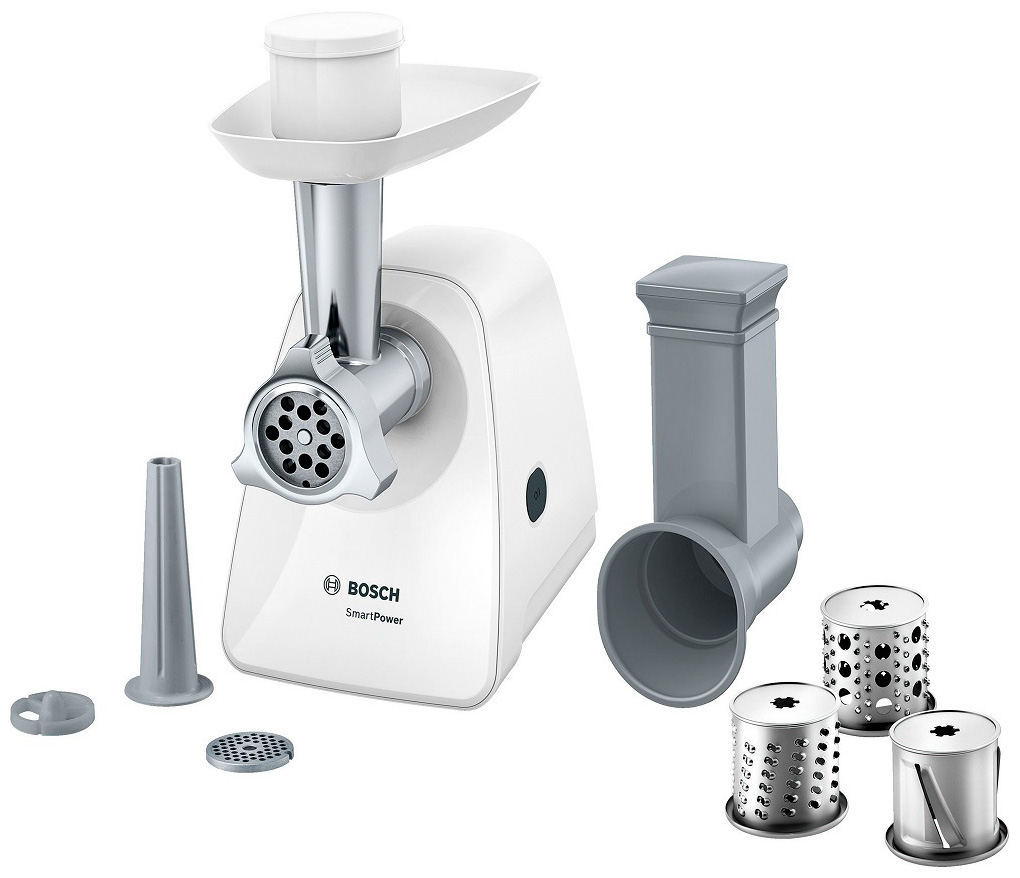Изображение товара Мясорубка Bosch MFW2514W Изображение товара Мясорубка Bosch MFW2514W