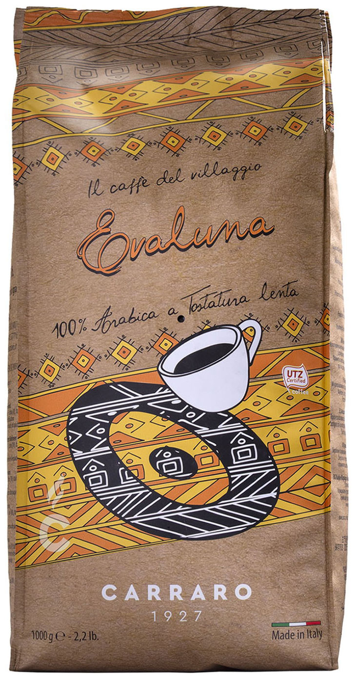 Изображение товара Кофе зерновой Carraro EVALUNA 1000 г