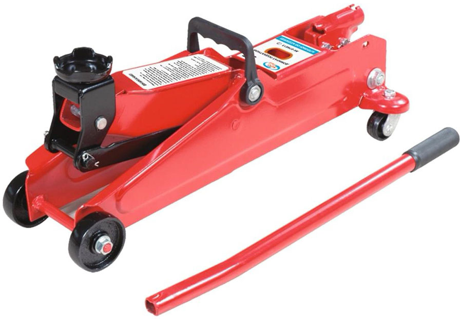 Изображение товара Домкрат гидравлический подкатной Autovirazh AV-076013 3т кейс красный